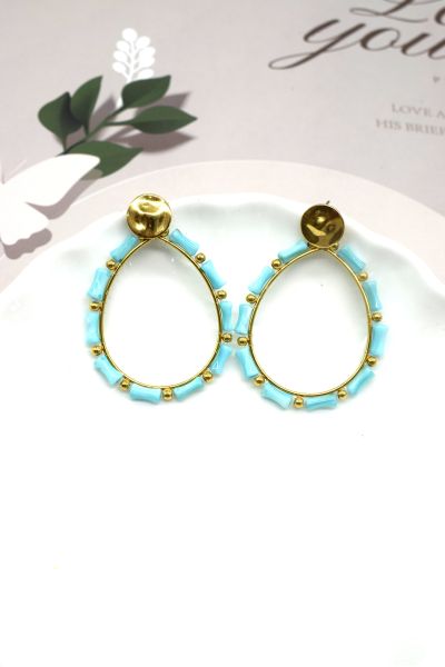 BOUCLES D'OREILLES EN ACIER