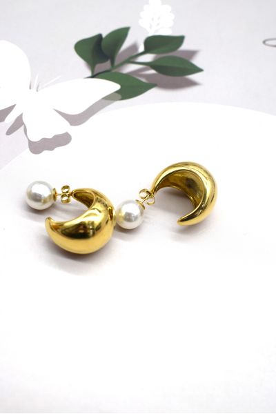 BOUCLES D'OREILLES EN ACIER