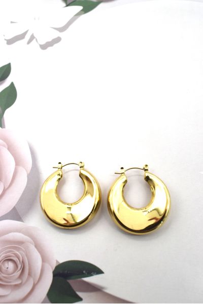 BOUCLES D'OREILLES EN ACIER