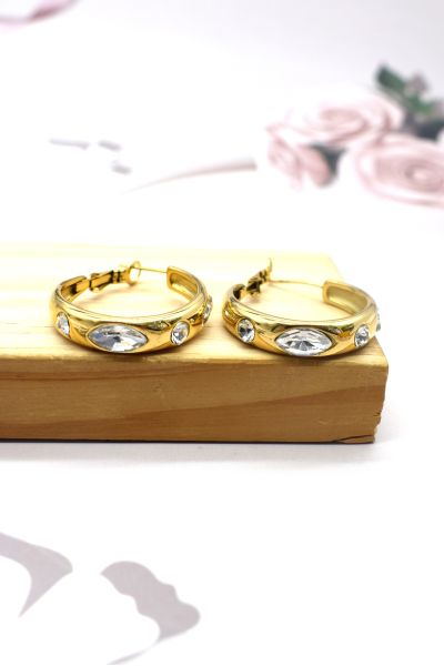 BOUCLES D'OREILLES EN ACIER