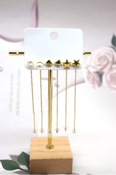 BOUCLES D'OREILLES EN ACIER