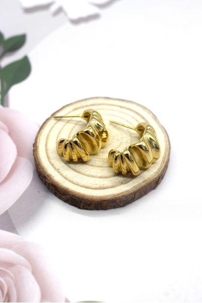 BOUCLES D'OREILLES EN ACIER
