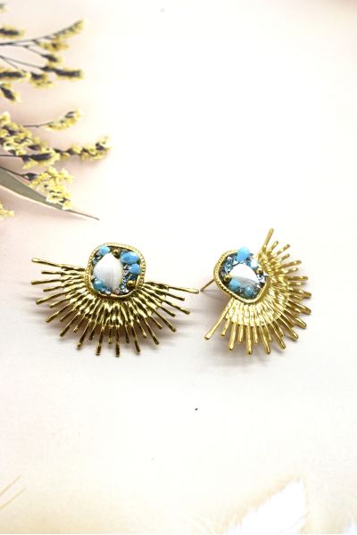 BOUCLES D'OREILLES EN ACIER