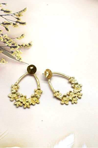 BOUCLES D'OREILLES EN ACIER