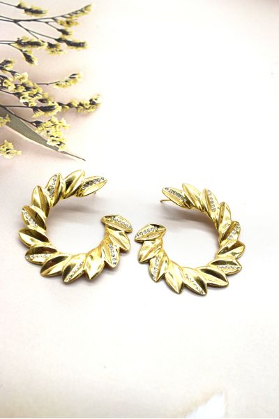 BOUCLES D'OREILLES EN ACIER