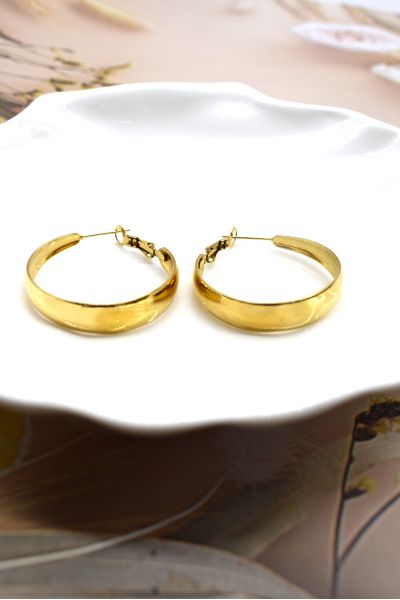 BOUCLES D'OREILLES EN ACIER