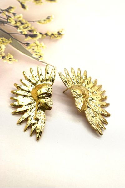 BOUCLES D'OREILLES EN ACIER