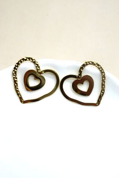 BOUCLES D'OREILLES EN ACIER