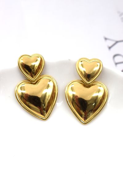 BOUCLES D'OREILLES EN ACIER