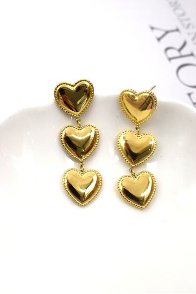 BOUCLES D'OREILLES EN ACIER