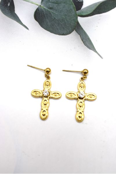 BOUCLES D'OREILLES EN ACIER