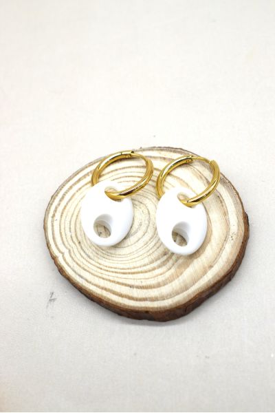 BOUCLES D'OREILLES EN ACIER