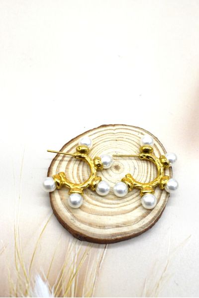 BOUCLES D'OREILLES EN ACIER