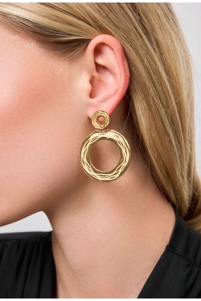 BOUCLES D'OREILLES EN ACIER