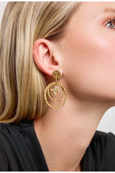 BOUCLES D'OREILLES EN ACIER