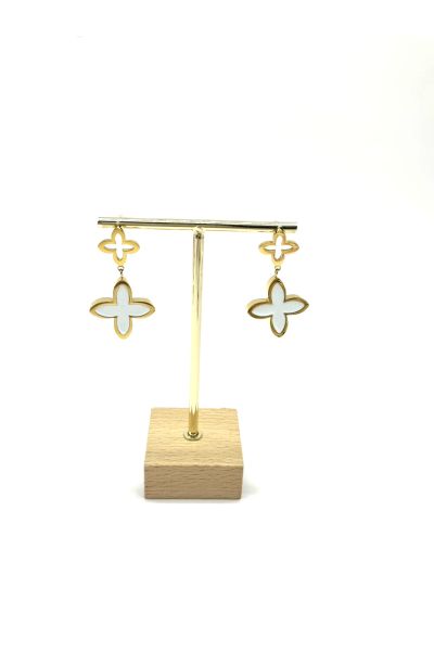 BOUCLES D'OREILLES EN ACIER