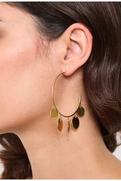 BOUCLE D'OREILLES EN ACIER...