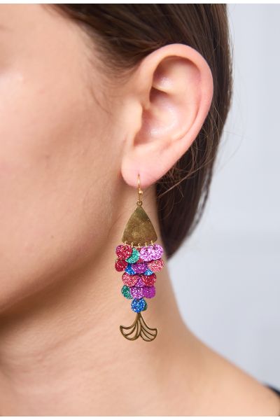 BOUCLES D'OREILLES EN ACIER...