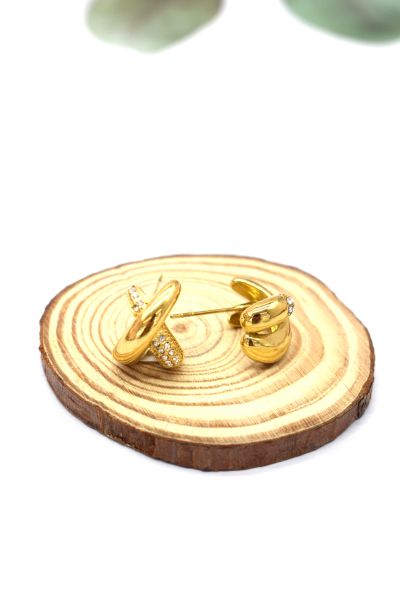 BOUCLES D'OREILLES EN ACIER...