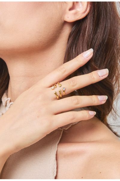 BAGUE AJUSTABLE EN ACIER...