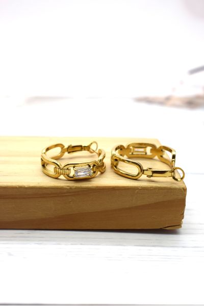 BOUCLES D'OREILLES EN ACIER...