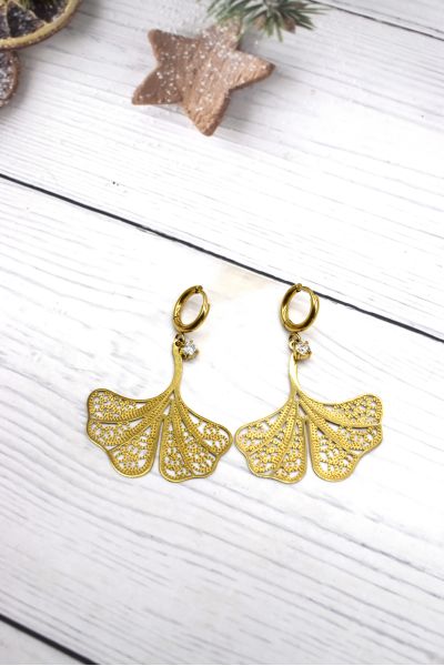 BOUCLES D'OREILLES EN ACIER...