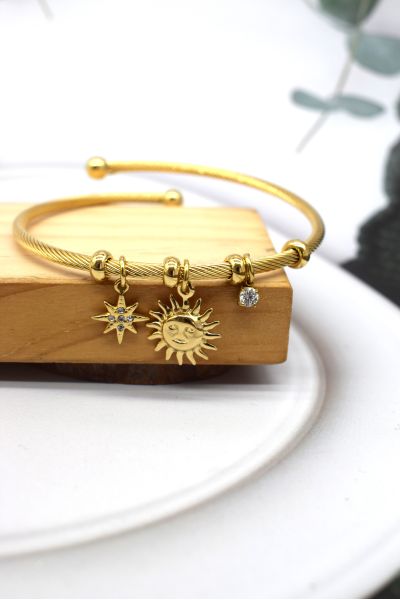 BRACELET JONC EN ACIER...