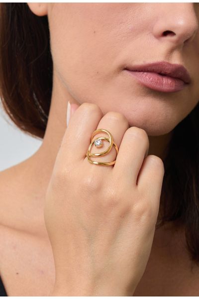 BAGUE AJUSTABLE EN ACIER...