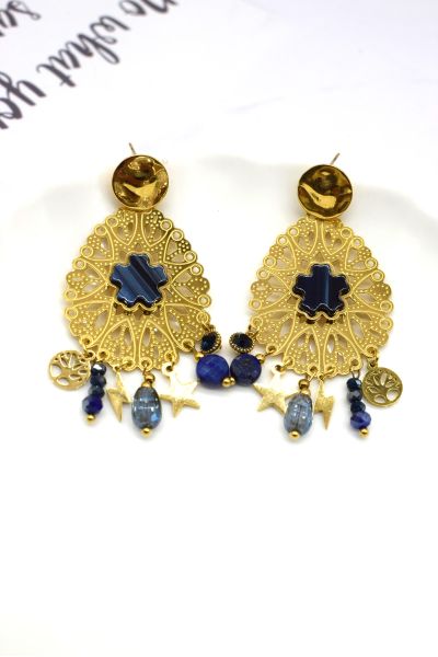 BOUCLES D'OREILLES EN ACIER...