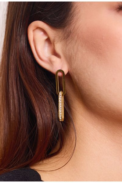 BOUCLES D'OREILLES EN ACIER...