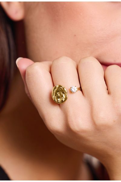 BAGUE AJUSTABLE EN ACIER...