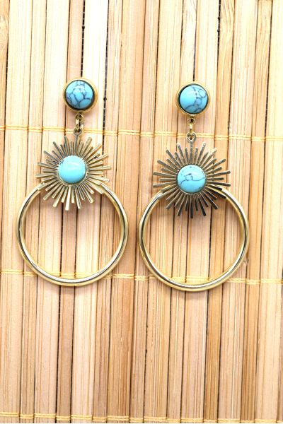 BOUCLES D'OREILLES EN ACIER...