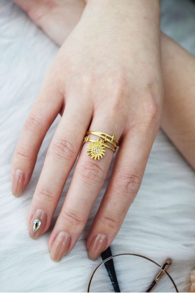 BAGUE AJUSTABLE EN ACIER...