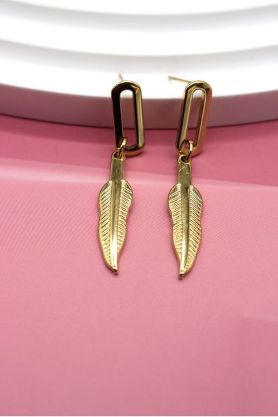 BOUCLES D'OREILLES EN ACIER...