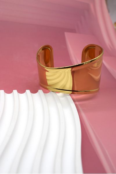 BRACELET MANCHETTE EN ACIER...