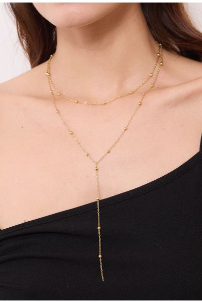 COLLIER "Y" EN ACIER...