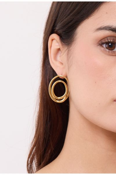 BOUCLES D'OREILLES EN ACIER