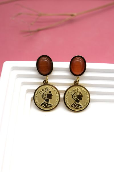 BOUCLES D'OREILLES EN ACIER...