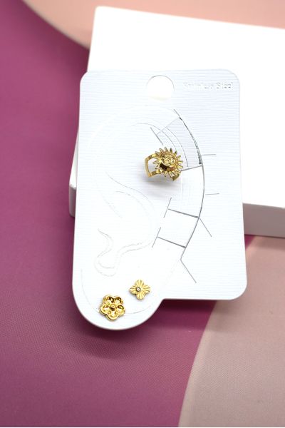 BOUCLES D'OREILLES EN ACIER...
