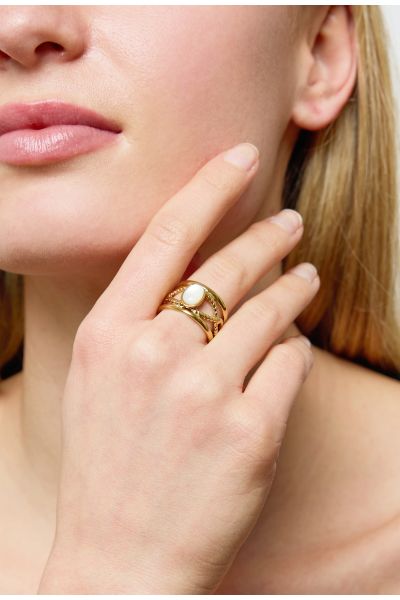 BAGUE AJUSTABLE EN ACIER...