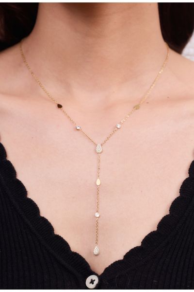 COLLIER "Y" EN ACIER...