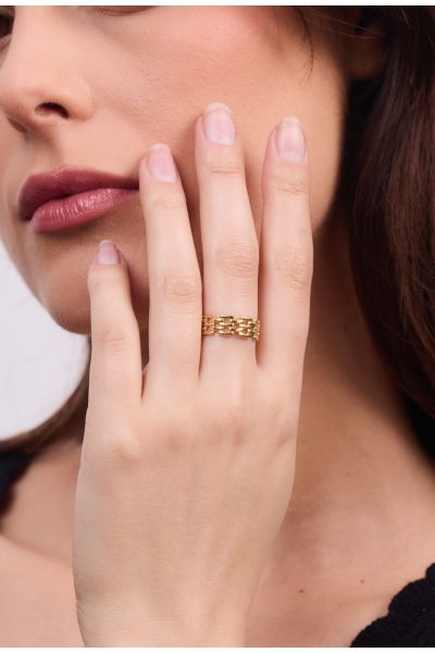 BAGUE AJUSTABLE EN ACIER...