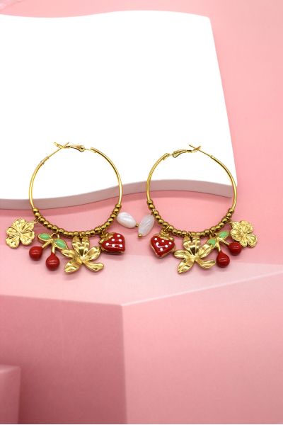 BOUCLES D'OREILLES EN ACIER...