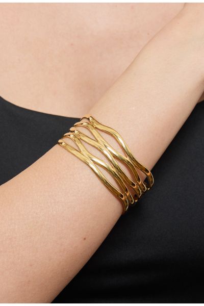 BRACELET JONC AJUSTABLE EN...