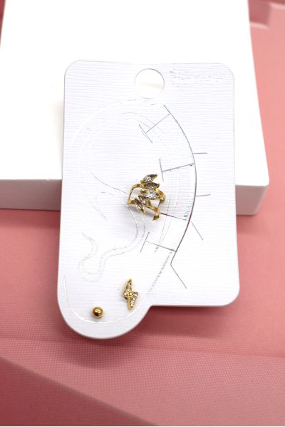 BOUCLES D'OREILLES EN ACIER...