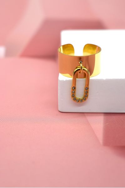 BAGUE AJUSTABLE EN ACIER...