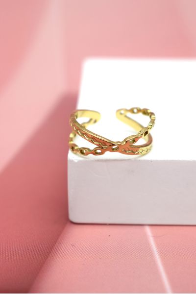 BAGUE AJUSTABLE EN ACIER...