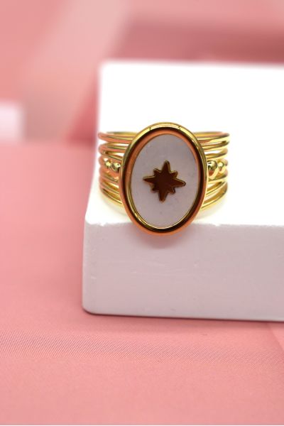 BAGUE AJUSTABLE EN ACIER...