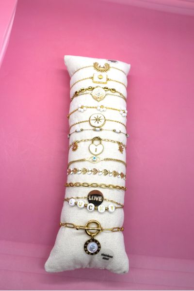 LOT DE 12 BRACELETS EN...