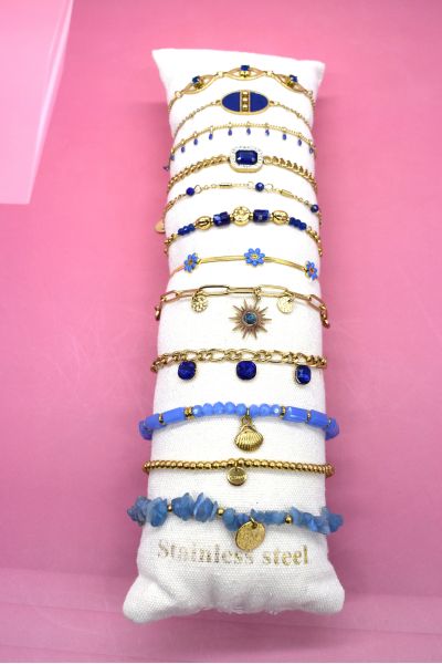 LOT DE 12 BRACELETS EN...